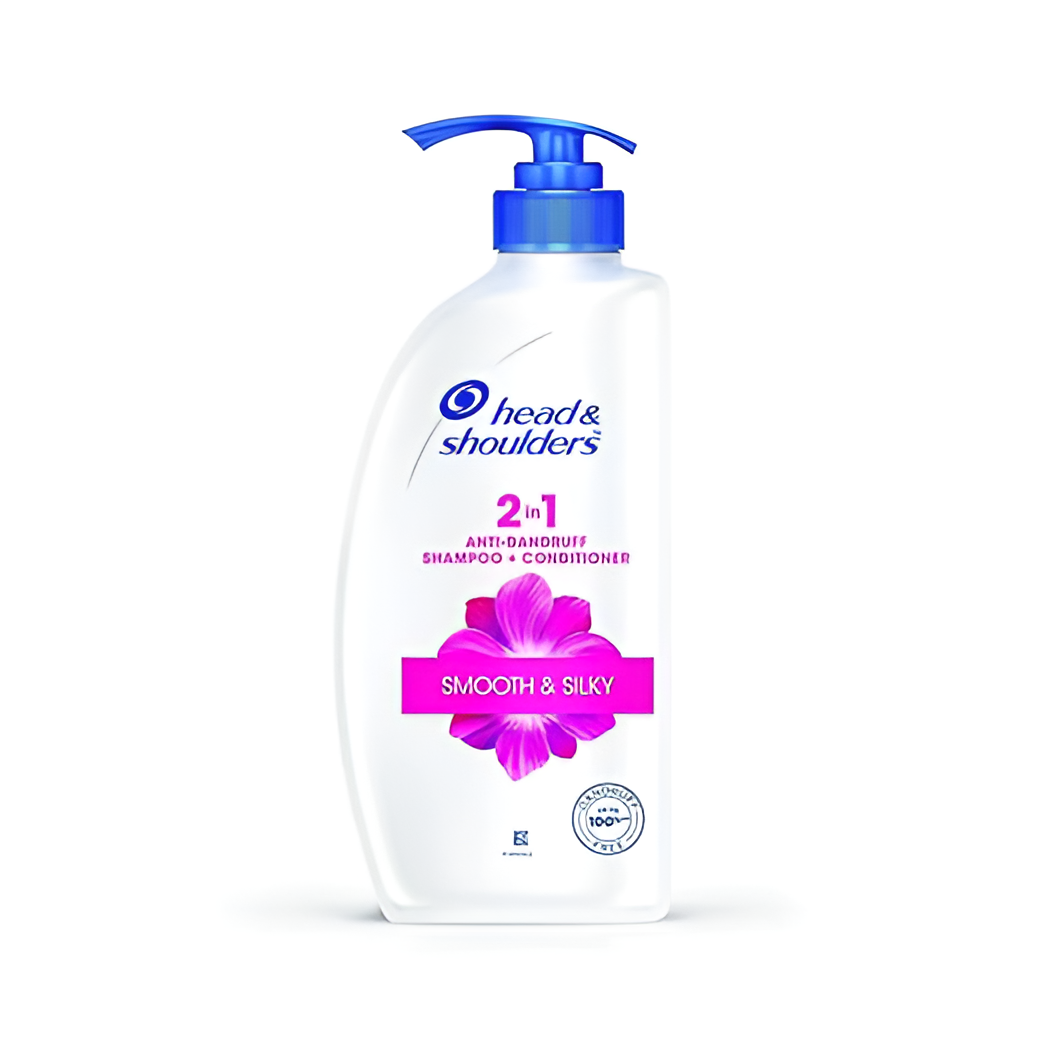 Head & Shoulders 2 in 1 Smooth & Silky Shampoo+Conditioner (650 ml)