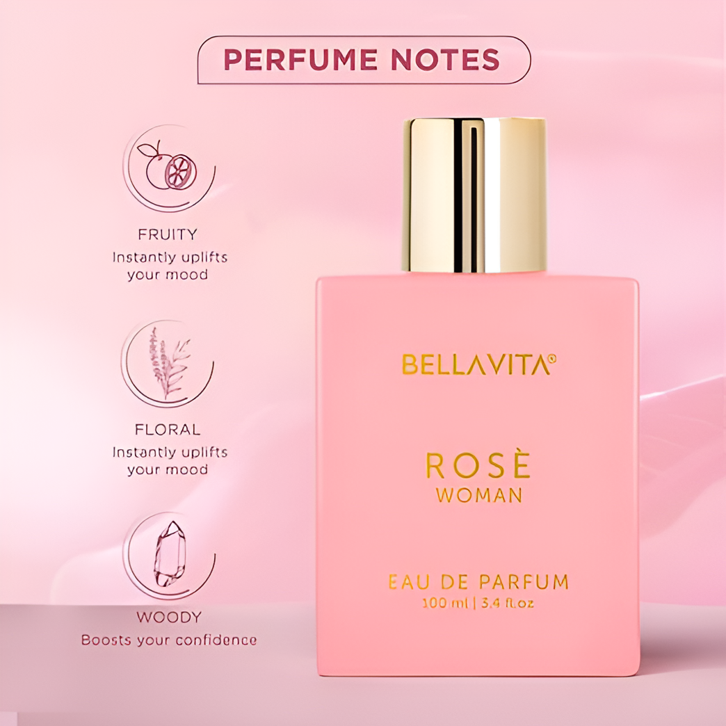 Bellavita Rose Woman Perfume (100 ml)