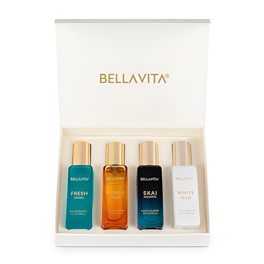 Bellavita Unisex Perfume Gift Set 4pc set (20 ml/pc)