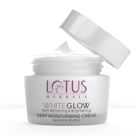 Lotus Whiteglow Skin Whitening & Brightening Deep Moisturising Cream SPF 20 PA+++ (60 gm)