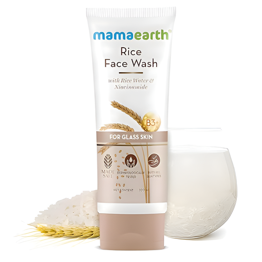 Mamaearth Rice Dewy Bright Face Wash (100 ml)